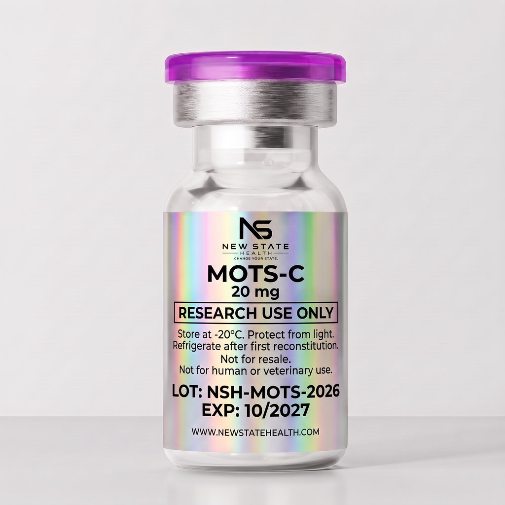 MOTS-C 20 mg — back label