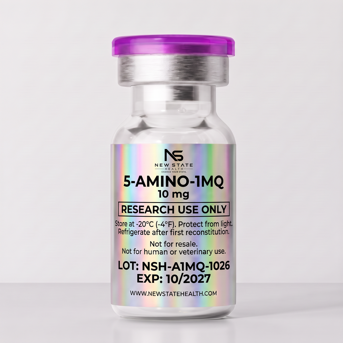 5-AMINO-1MQ 10 mg — back label