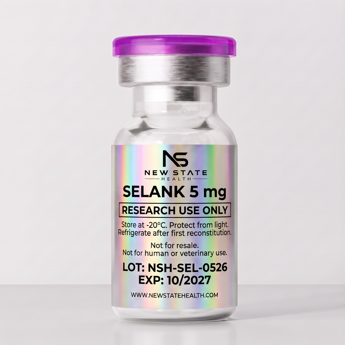 Selank 5 mg — back label