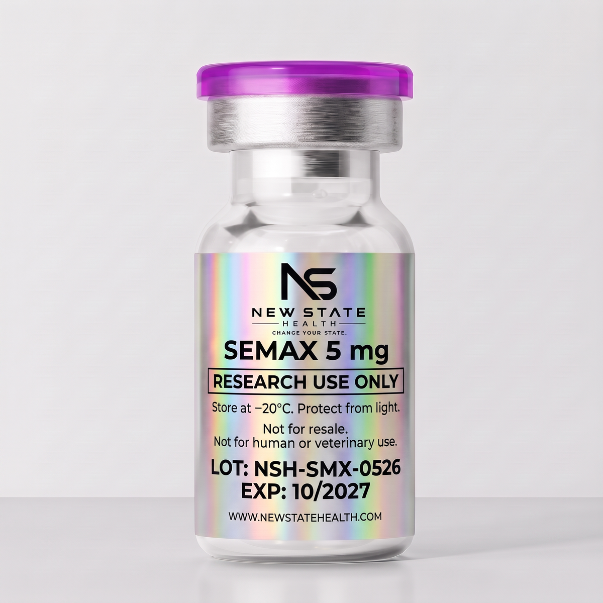 Semax 5 mg — back label