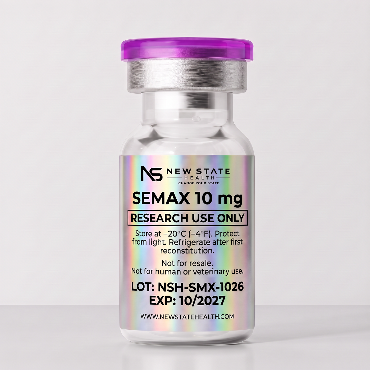 Semax 10 mg — back label